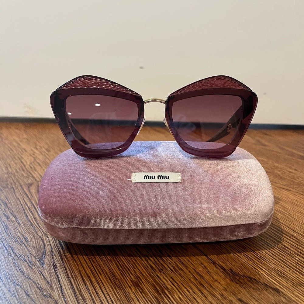 Worn Once Miu Miu Sunglasses